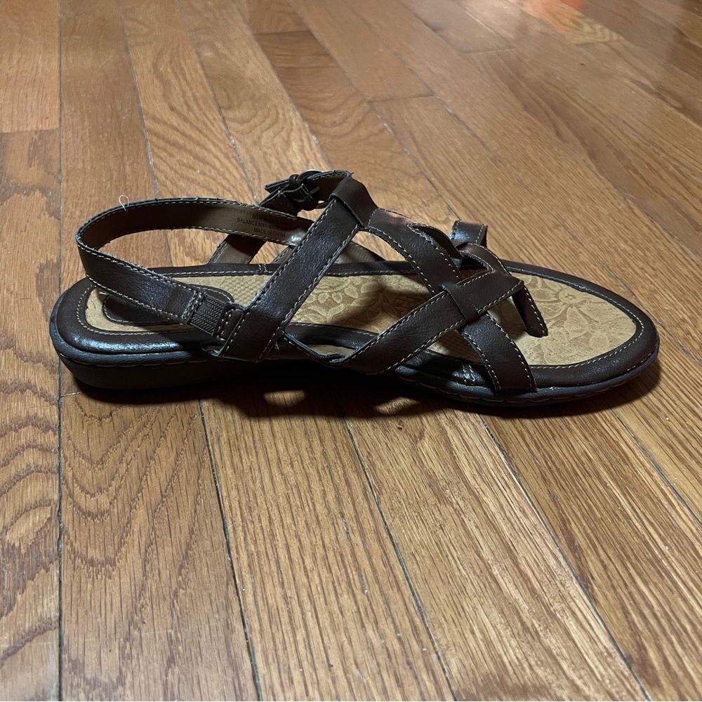 b.o.c. Born Concept Brown Strap Sandals - Picture 8 of 10